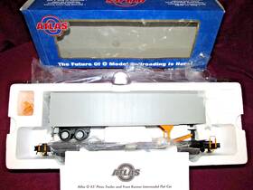 6950 Atlas New Undecorated 45ft Pines Trailer Front Runner 3 Rail O Gauge