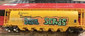 Atlas 732573195417 Ho Scale Custom Graffitii Cylindrical Hopper Illinois Terminal