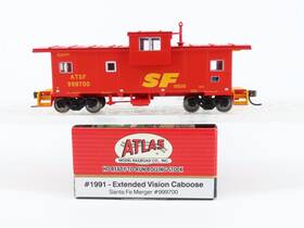 999700 Atlas 732573199101 Ho Scale #1991 Atsf Santa Fe Extended Vision Caboose #999700