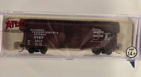 2814 Atlas 732573346086 N Scale Ps-1 40ft Boxcar Richmond Fredericksburg And Potomac Rf P #