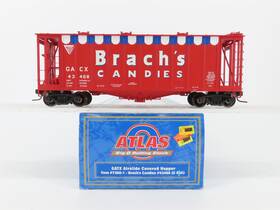 2-rail Atlas 7360-1 O Scale Gacx Brachs Candies Airslide Covered Hopper #43468