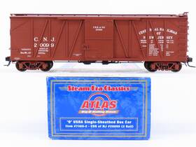 2-rail Atlas 7460-2 O Scale Cnj Jersey Central Single Sheathed Box Car #20099