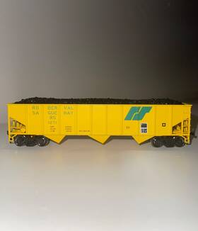 751-20001242 Atlas Ho Trainman Aar 70 Ton 3-bay Open Hopper- Roberval And Saguenay 1271 751-20001242 Atlas Ho Trainman Aar 70 Ton 3-bay Open Hopper- Roberval And Saguenay 1271