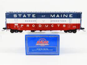 2-rail Atlas 7575-1 O Scale Bar Bangor And Aroostook 50ft Single Door Box Car #6005