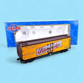 7734-1 Atlas O Scale 40ft Woodside Refrigerator Car Silver Edge Beer #1001 2 Rail 7734-1 Atlas O Scale 40ft Woodside Refrigerator Car Silver Edge Beer #1001 2 Rail