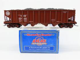 2-rail Atlas 7781-3 O Scale Vgn Virginian 4-bay Open Coal Hopper #10918