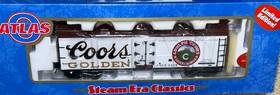 3-rail Atlas 8141-6 Coors Beer 40 Wood Reefer Car #5428 O-scale Master New