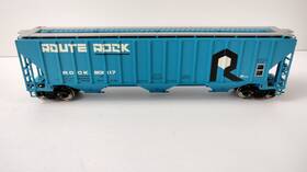 20000903 Atlas 843375026936 Trainman Ho Rock #801117 Thrall 4750 Covered Hopper Train Car