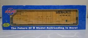 Atlas 8622-4 O 8622-1 Milwaukee Road 60ft Berwick Hy-cube Box Car #4299 Ex With Detailing