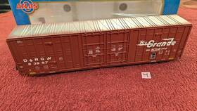8624-5 Atlas O Rio Grande Brown 60ft Berwick Hy-cube Boxcar #63887 Htf 3 Rail