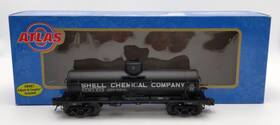 3-rail Atlas 8659-4 O Gauge Shell Chemical 8 000 Gallon Tank Car #849 Ex/box