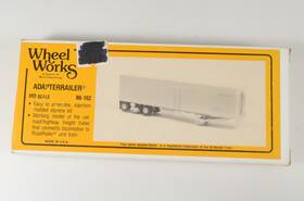 90-102 Atlas Wheel Works Ho Adapterrailer Trailer Kit -