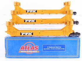 2-rail Atlas 9909-2 O Scale Ttx Company Gunderson Stack C/d/e 3-car Set
