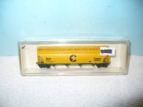 Ft4-bay Atlas/ar-sar-ben 1007-1 Atlas/arsarben #1007-1 N-scale Covered Hopper Car With Mt Couplersft-chessie