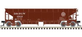 20006804 Atlas Model Railroad Ho 70-ton Hart Ballast Car D&rgw 25018