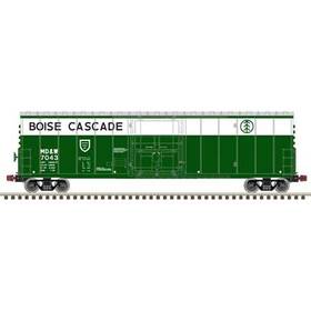 Atl20006531 Atlas Model Railroad Ho Newsprint Box Car Md&w 7043 Rolling Stock