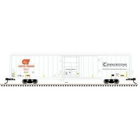 Atl50005972 Atlas Model Railroad N Reefer Cryo-trans Cornerstone #3503 Rolling Atl50005972 Atlas Model Railroad N Reefer Cryo-trans Cornerstone #3503 Rolling