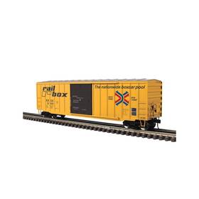 2001139-1 Atlas O Trainman Rail Box 50ft6 Inch Boxcar Road # 32682 3 Gauge 2001139-1 Atlas O Trainman Rail Box 50ft6 Inch Boxcar Road # 32682 3 Gauge