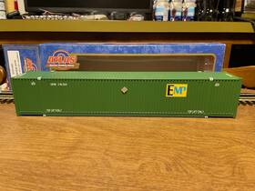 3006306-1 Atlas O Emp Original 53ft Container #245200 With Pins Installed