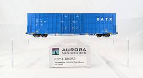 141087 Aurora 306053 Miniatures Ho Greenbrier 7550 60ft Boxcar Lrs-gatx Item