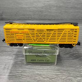 54117 Aurora 4883 N Scale Postage Stamp Trains Cattle Stock Car Missouri Pacific