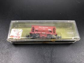 4864 Aurora Postage Stamp Trains 4864/300 Ore Car Great Northern N Scale Red In Case