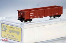 91248-1 Azl American Z Lines Atsf Santa Fe 2420 Waffle Gondola Free Shipping
