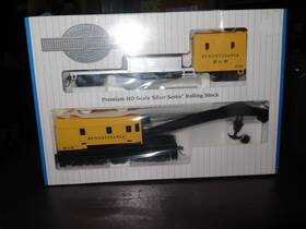 Bachmann 022899161143 16114 Ho Scale Pennsylvania Railroad 250-ton Crane Car And Boom Tender