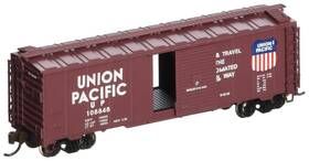 Bachmann 022899170534 Industries Inc. Aar 40ft Steel Box Car Up - Automated Railway N Scale Brown