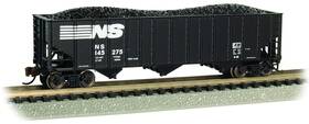 145275 Bachmann 022899187549 Trains - Bethlehem Steel 100-ton 3-bay Hopper Norfolk Southern #145275 N
