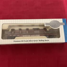 Bachmann 022899189277 Silver Series Ho Scale Western Maryland Flatcar With Load#18927 Brand New