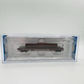 Bachmann 022899189772 N Scale 18977 Flat Car With Load Western Maryland Crated New Bachmann 022899189772 N Scale 18977 Flat Car With Load Western Maryland Crated New
