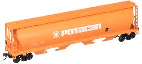 Bachmann 022899191416 Trains - Canadian 4 Bay Cylindrical Grain Hopper Potcan Ho Scale