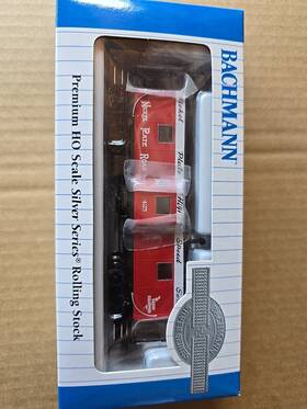 Bachmann 022899732022 73202 Ho Scale Silver Series Bay Window Caboose Roof Walk Nickle Plated Bachmann 022899732022 73202 Ho Scale Silver Series Bay Window Caboose Roof Walk Nickle Plated