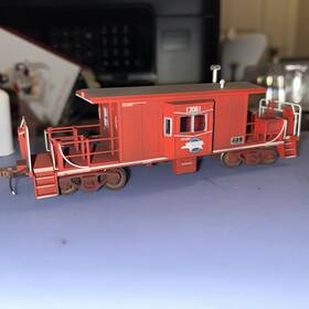 13061 Bachmann 022899764023 Custom 76402 Caboose Missouri Pacific Mp Weathered Adair Shops