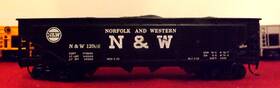024757 Bachmann Ho 40ft Quad Hopper Norfolk And Western N&w #12986
