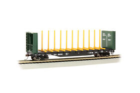 604751 Bachmann 12902 Ho Canadian National 52foot Center-beam Flatcar #604751