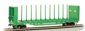 615816 Bachmann 12903 Ho Burlington Northern 52foot Center-beam Flatcar #615816