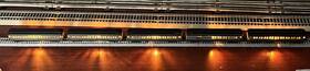 13151 Bachmann Plus N Scale New York Central Illuminated Passenger Coach Car Set Of 5