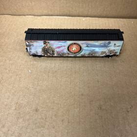 14-17875-006 Bachmann Hawthorne Village Usmc Midway Box Car And Tanker With Tracks /coa