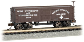 15658 Bachmann N Rome Watertown And Ogdensburg Railroad Old-time Box Car