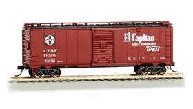 140721 Bachmann 16506 40ft Steel Boxcar Santa Fe #140721 El Capitan - Ho Scale