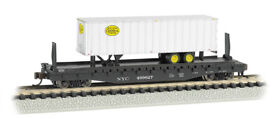 16753 Bachmann N New York Central 52foot Flat Car With Nyc 35foot Trailer
