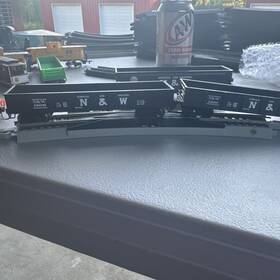 17228 Bachmann Silver Ho Scale N&w Norfolk Western 40ft Gondola Car Set Of 2