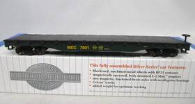 17335 Bachmann Ho Scale Mec Maine Central Flat Car #7501 Nos