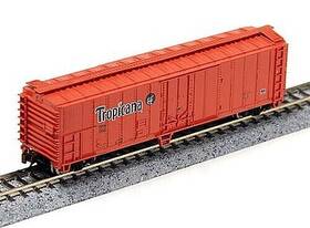 17956 Bachmann 50ft Acf Steel Reefer Tropicana Orange - N Scale Model Train Freight