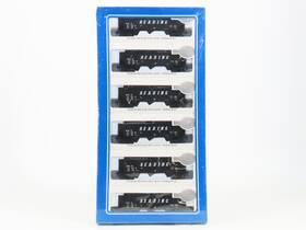 Bachmann 18710 Ho Scale Silver Series Rdg Reading 3-bay Hoppers 6-pack Sealed