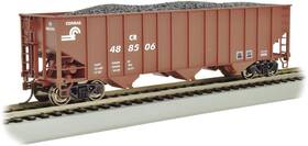 488506 Bachmann 18712 Bethlehem Steel 3-bay Hopper Conrail #488506 Boxcar Red - Ho Scale