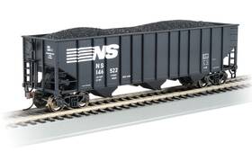 146522 Bachmann 18728 Ho Norfolk Southern Bethlehem Steel 100 Ton 3 Bay Hopper #146522