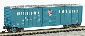 19653 Bachmann N Middletown And New Jersey Acf 50.5ft Outside Braced Box Car
